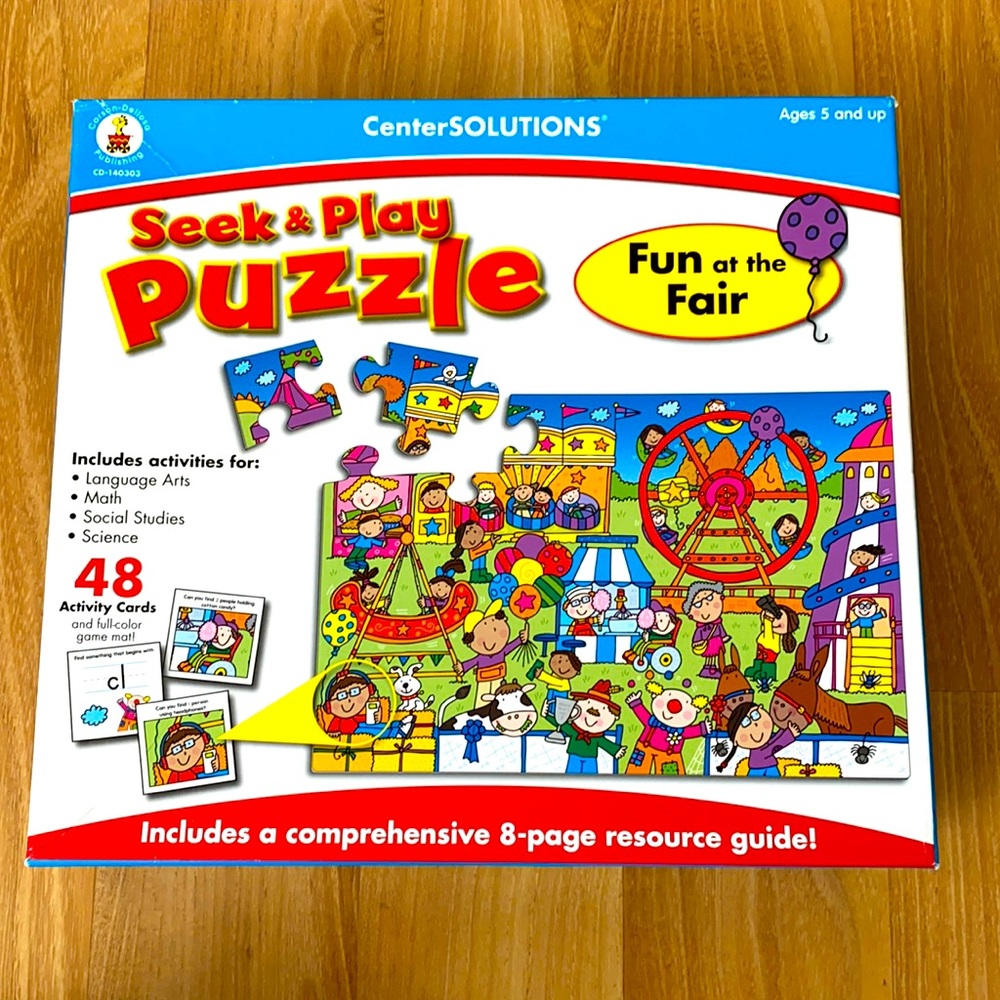 Seek&Play Puzzle by Carson-Dellosa